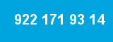 922 171 93 14 922 171 93 14